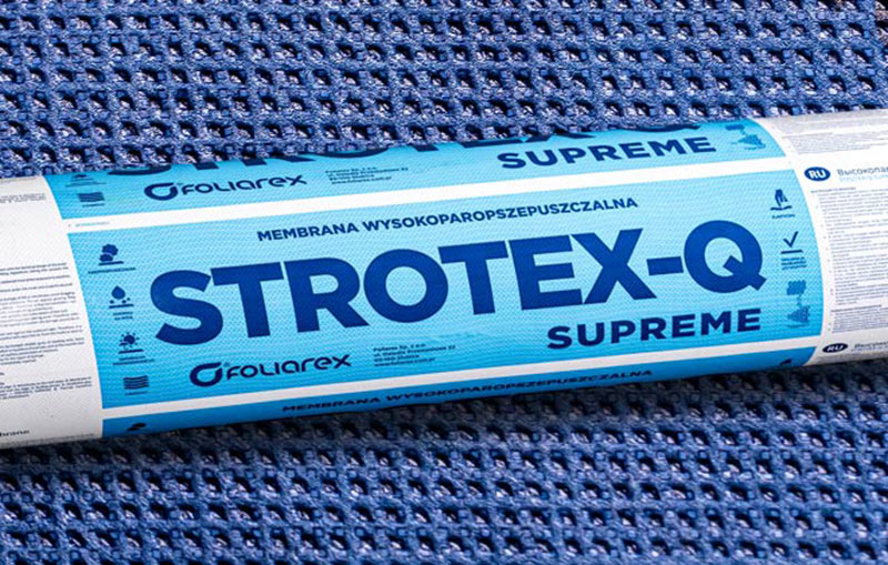 Membrana superdifuză 135 gr, 170gr, 220 gr în lucrare